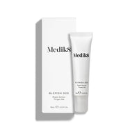 Biela tuba Blemish SOS (15 ml) stojí vedľa svojej bielej kartónovej škatuľky.
